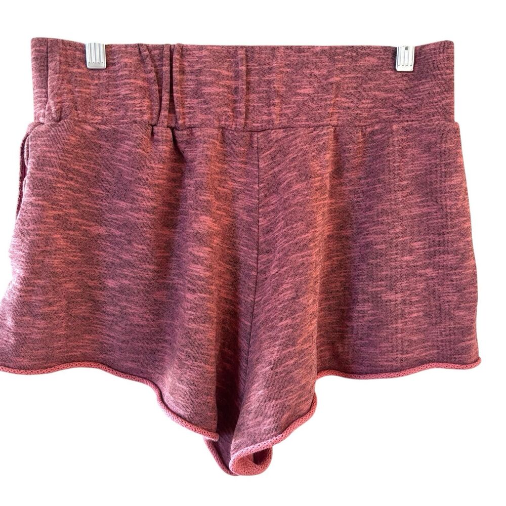 Free People Womens Shorts Size M Pink Pull On Stretch Workout Yoga Beach Coastal